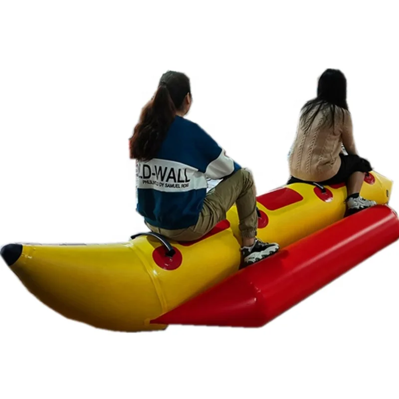 

3-6 person Factory Price Towable tubing Inflatable Water Sport Equipment Banana Boat For Sale, Customized color