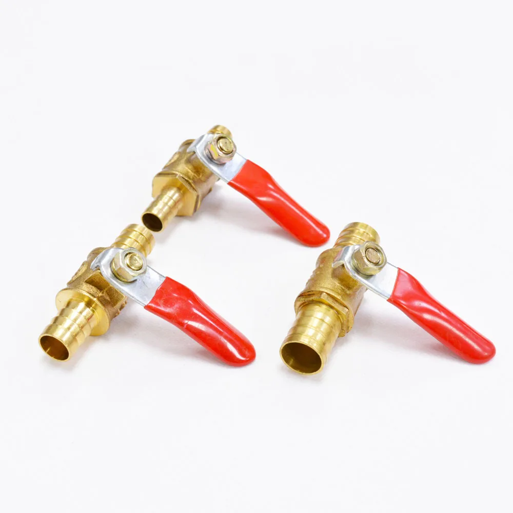 
Red handle small ball valve brass mini air release valve mini exhaust valve air compressor accessories 