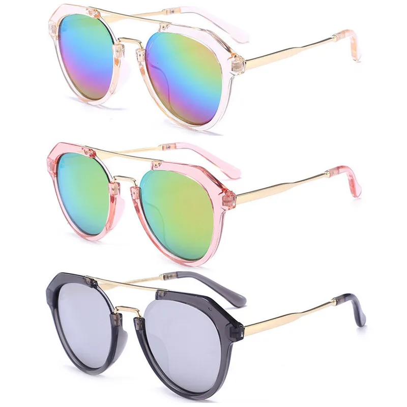 

WIIPU Summer Cute Fashion Children Girl Boy Baby Kids PC Frame UV400 Sunglasses