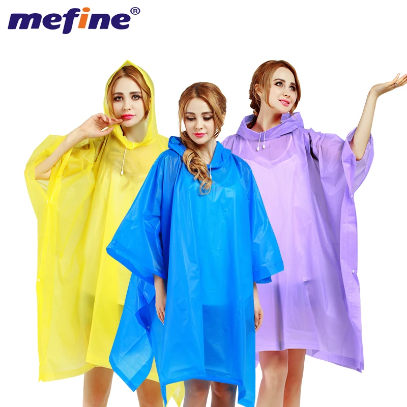 

Waterproof Reusable Emergency Square Rain Poncho/raincoat with hood MJ-836, Blue/pink/yellow/purple/white