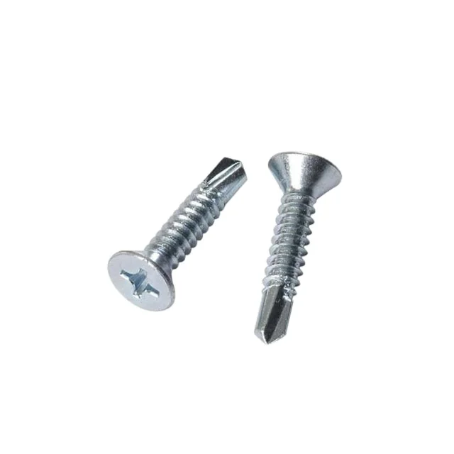 
China manufacture DIN 7504 cross recessed pan head self-drilling screws 