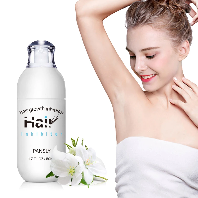 

Pansly 50ml Private Label At Home Permanent Body And Face Hair Removal Hair Growth Inhibitor Spray Cream