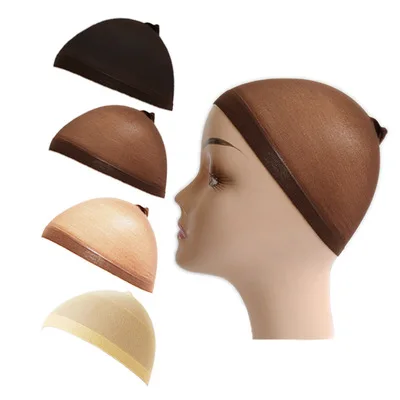 

Amazon Best Sellers Dropshipping Brown Ventilation Wig Cap Breathable Stocking Wig Caps For Women Man, As picture or custom