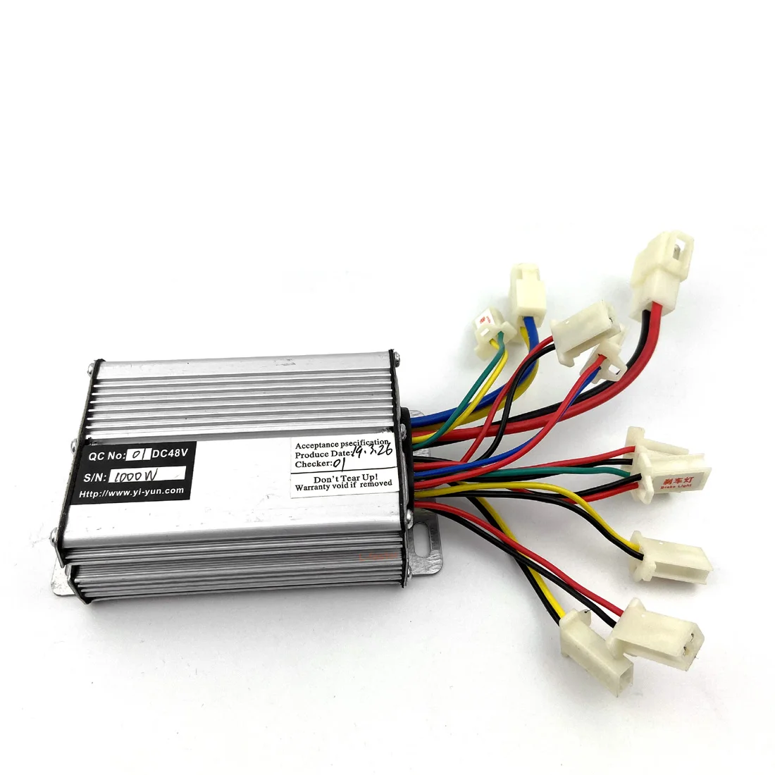 

36V 48V 1000W Brush Controller For Chain Drive Electric Scooter Motor Electric Bike Controller With Fuse Wise