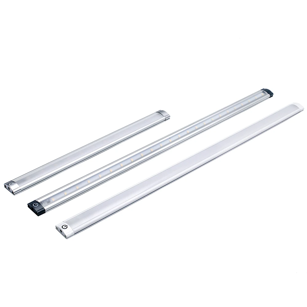 
2020 Linkable Kitchen Touchless Dimming Control Warm White 3000K LED Dimmable Under Cabinet Lighting Kit 