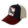 Custom Made 5 Panel Cotton Horse 1 Embroidery Trucker Hat