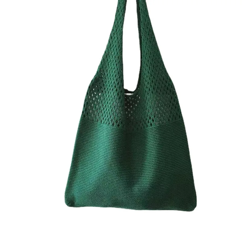 

Autumn And Winter New Trend Fashion Wild Niche Design Ethnic Wool Knit Shoulder Bag Korean Style Lazy Cute Student Girl Bag