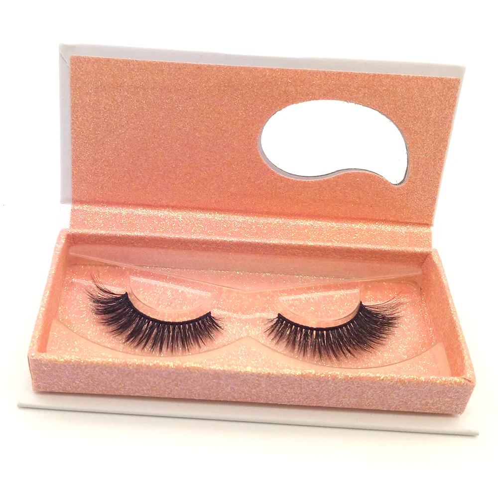 

wholesale mink eyelash private label 3d eyelashes faux mink lashes with round box