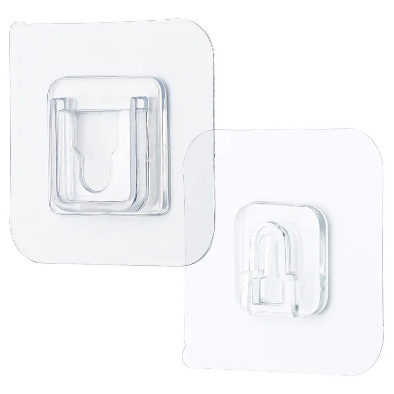 

Double Sided Adhesive Wall Hooks Wall Hanger Transparent Suction Cup Sucker Hook