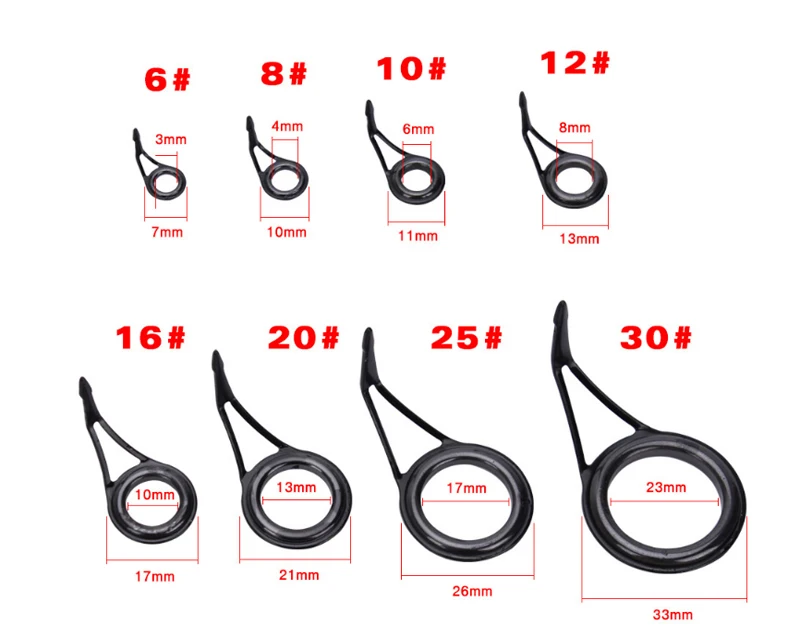 75 Pcs Fishing Rods Accessories Kit High Carbon Steel Ceramics Fishing