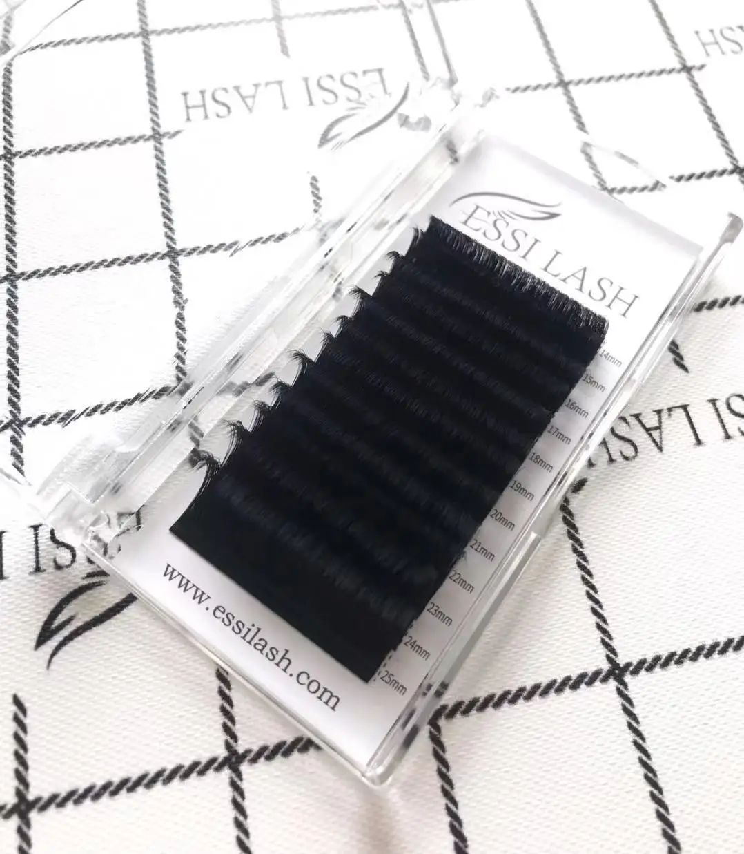

eyelash distributors 0.03 0.05 0.07 easy fan Black volume Private Label vegan mink eyelash wholesale eyelash extension supplies, Dark matte black
