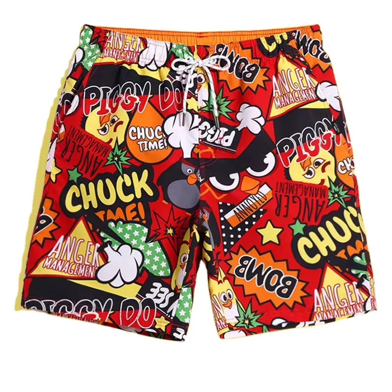 

Private label customized sweat proof casual shorts polyester men fashion beach swimming trunks summer men shorts