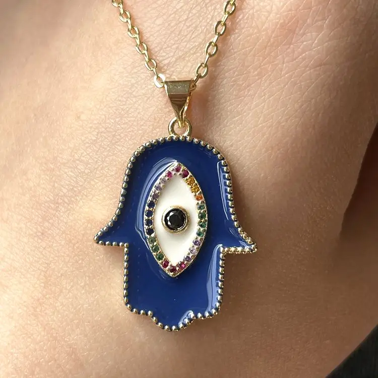 

European Fashion Copper Jewelry hip hop pendants zircon pendant owl necklace