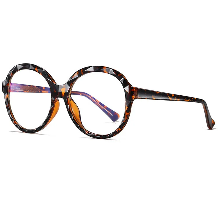 

New trend fashion round frame anti blue lens Spring Hinge TR computer glasses anti Blue Light Glasses