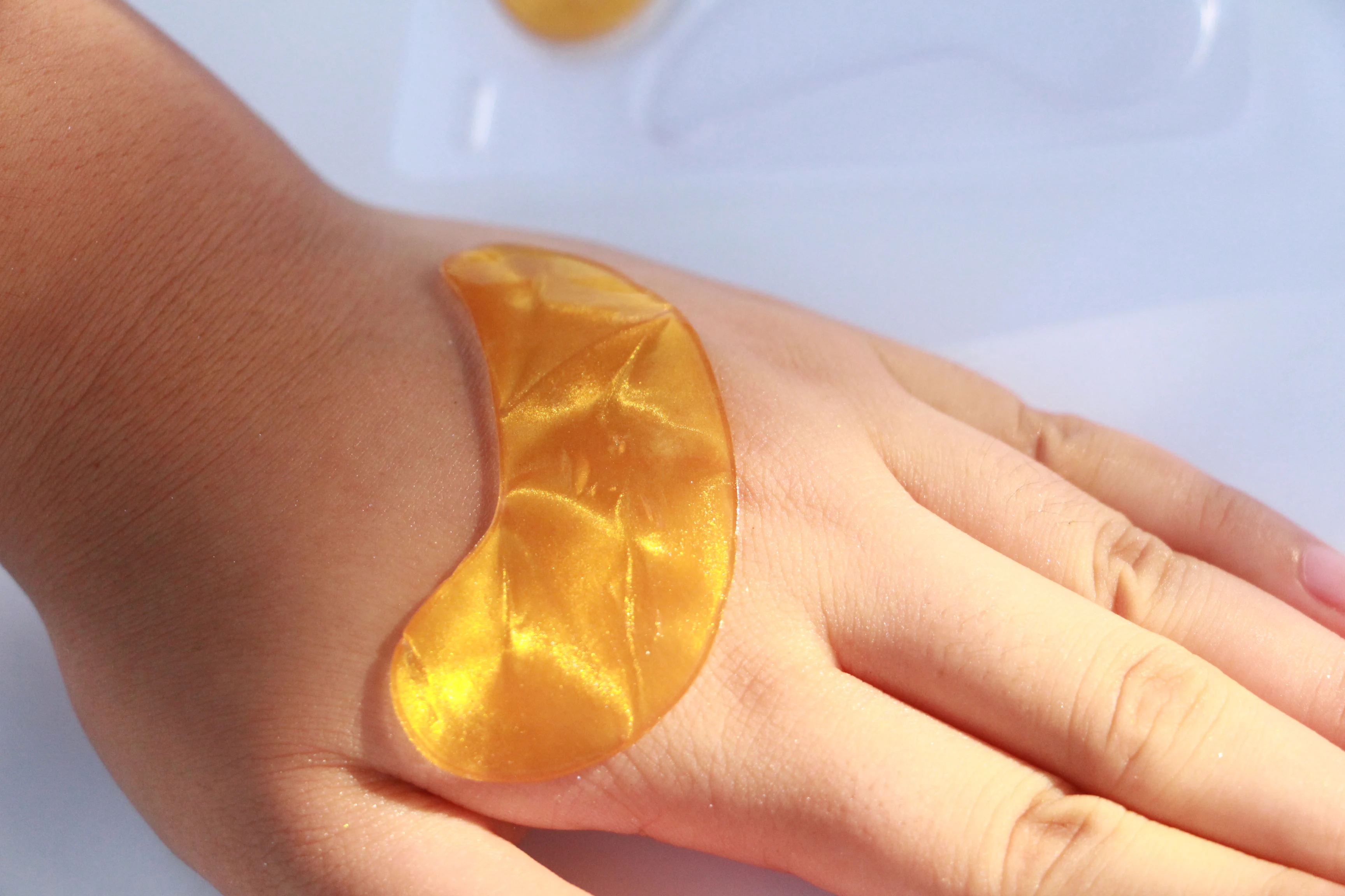 
GMP & ISO certificate factory 24k nano Gold collagen crystal eye mask 
