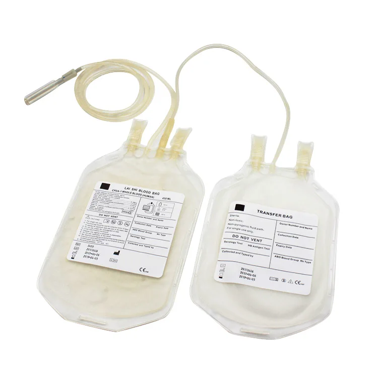 Custom Design Medical Double Triple Plasma Blood Bag - Buy Blood Bag ...