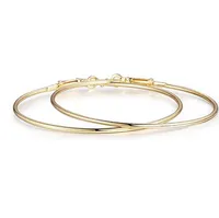 

Big Hoop Earrings, Stainless Steel Hoop Earrings in Gold Plated for Women Girls