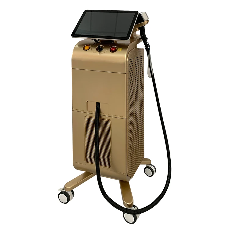 

3000Watt alma soprano ice platinum diode laser hair removal machine 755 808 1064 nm diode laser hair removal machine, Golden