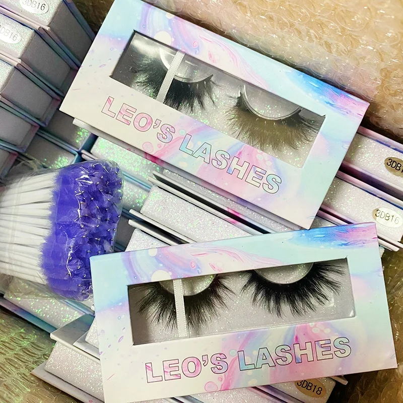 

Natural Thick wholesale private label 25mm real mink lashes free sample eyelash vendor customized boxes