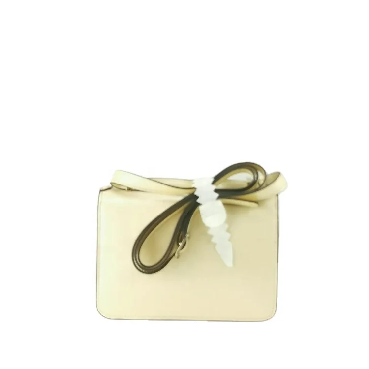 

FEON 2021 Japan Trendy Bags PU Leather Tote Small Carrier Bag for Girls, Beige