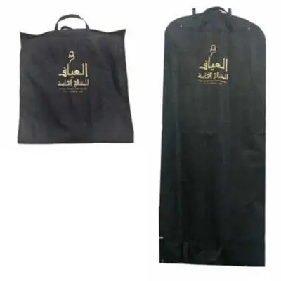 

Custom 2021 printed logo wedding long dress garment bag suit cover, Any color from our color card