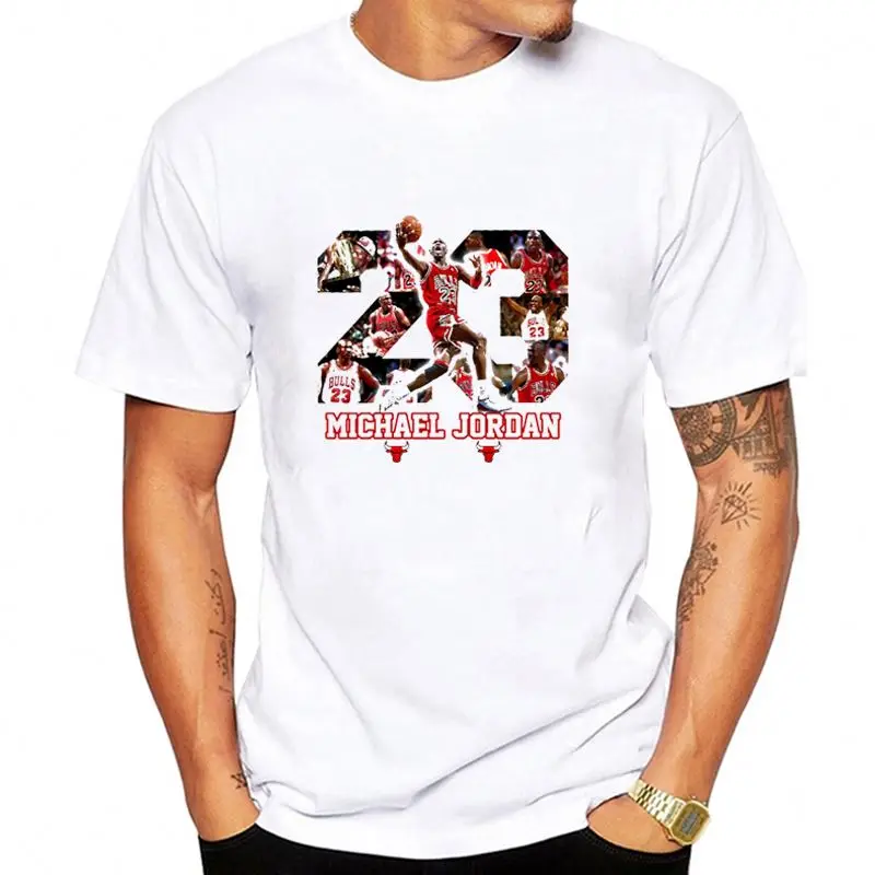 

Cheap Coton Graphic Tees T Shirt Michael Jordan 23 T-Shirts With Custom Logo, Picture