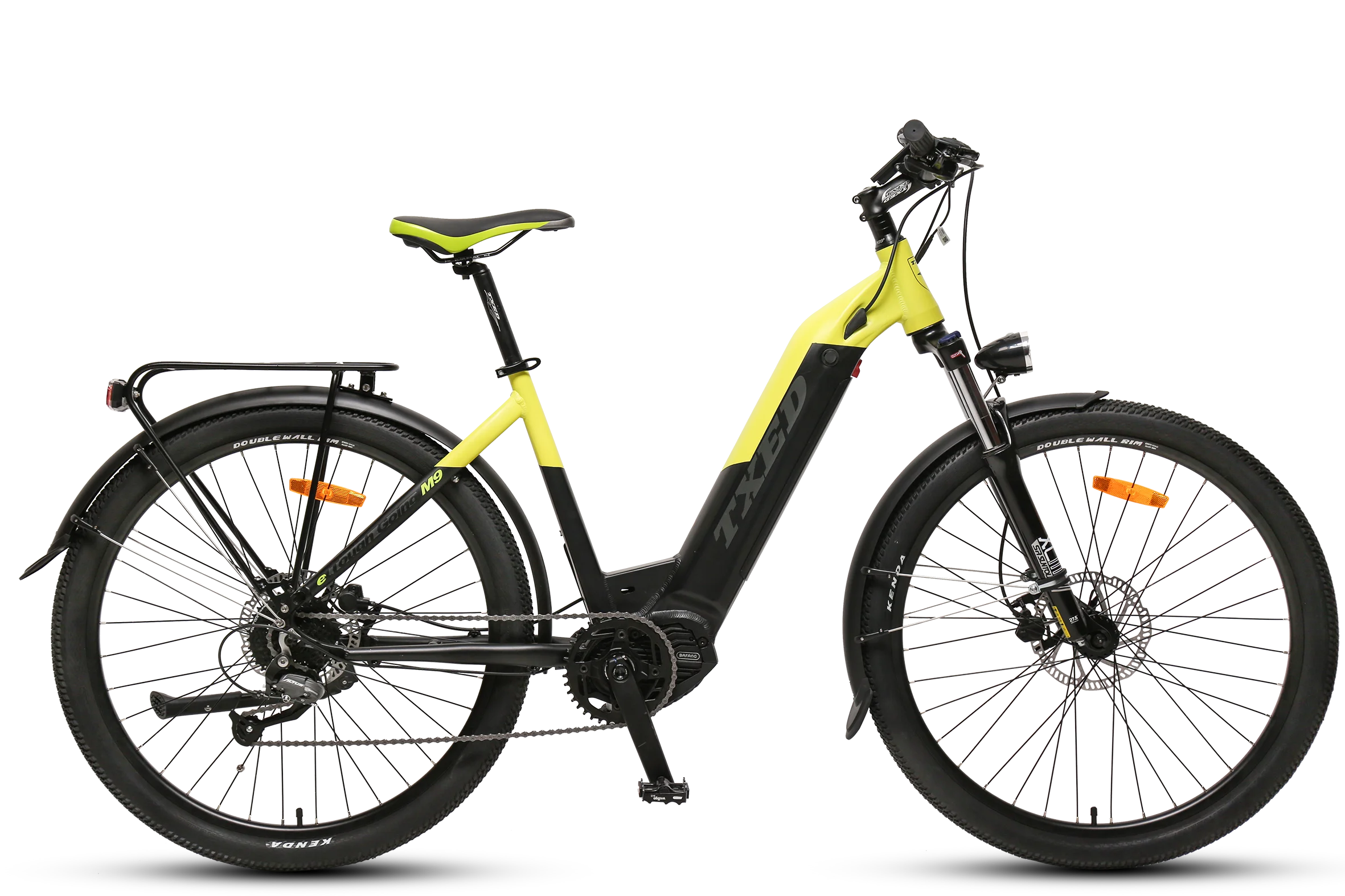 5英寸 m500 中间电机电池电动城市自行车