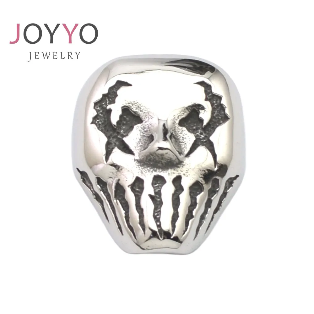 

Customized Clown Pendant Stainless Steel Punk Personalized Jewelry Hip Hop Necklace, As picture
