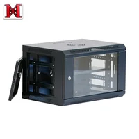 

19 inch server data rack cabinet server 6u 9u glass wall cabinet