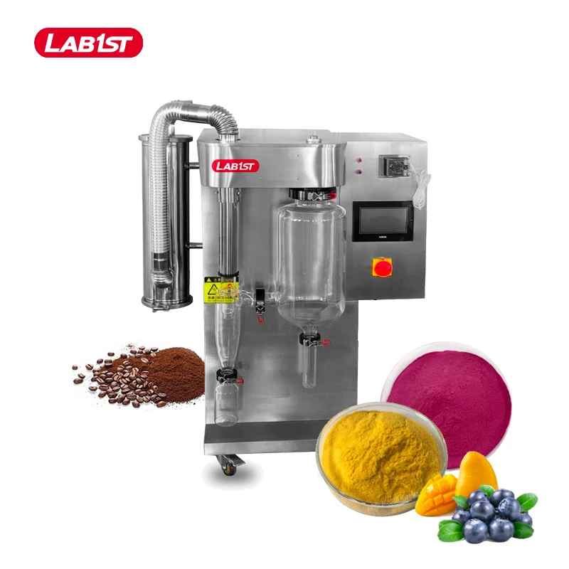 

Hotsale tea honey egg fruit juice coffee spray dryer milk powder flour flavor fish collagen making machine price lab model