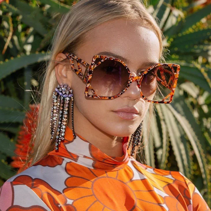 

NEW stock Fashion 2021 large Oversized Women ladies trendy Butterfly uv400 Shades Sunglasses, 9 color for selection