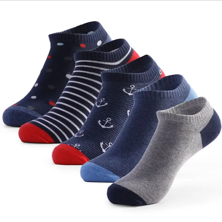 

Increase summer thin socks pure cotton shallow mouth low cut men's socks