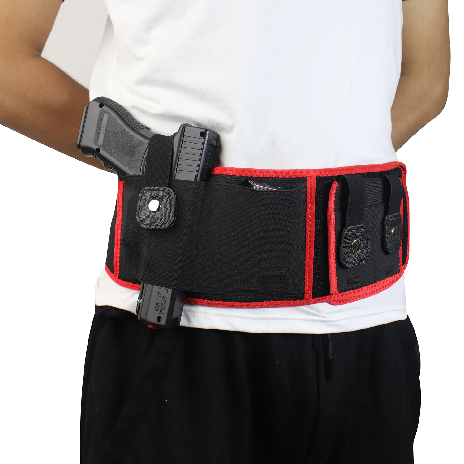 

Custom Tactical Neoprene Concealed Carry Belly Band Gun Holster