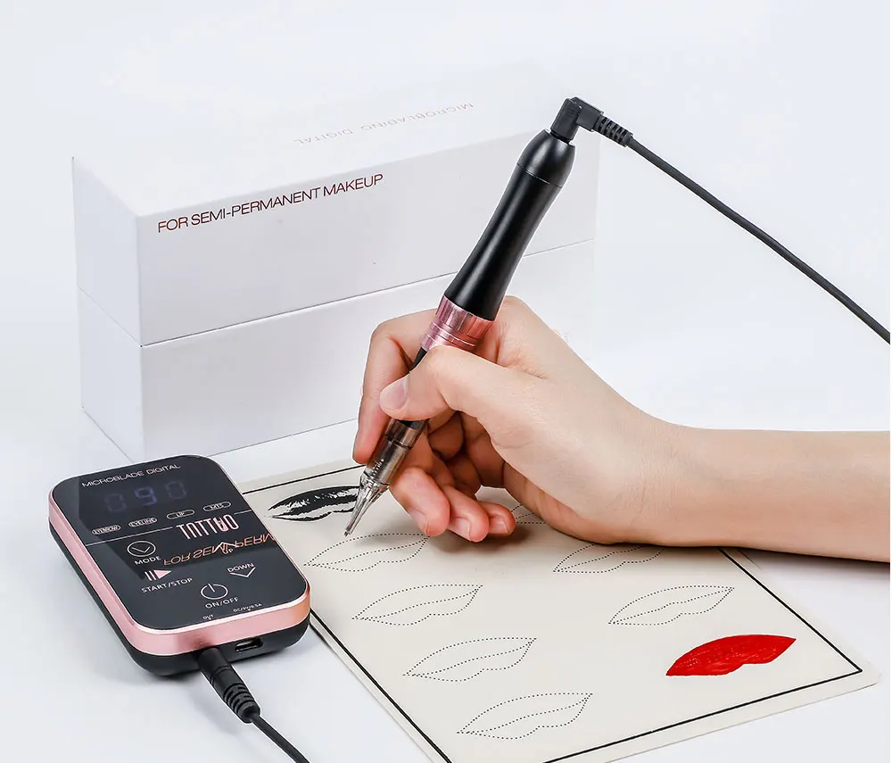 

Low MOQ 10 Sets to Customize Permanent Makeup Beauty Machine Beauty Makeup Battery Digital Device