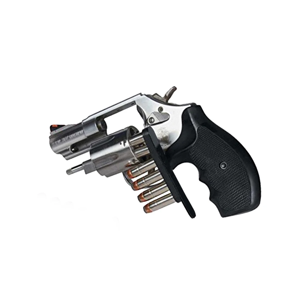 

MAGORUI Speed Strip Fits .38 or .357 Caliber Hold 6 Rounds Bullet for Revolver in Waist Bag Gun Accessories