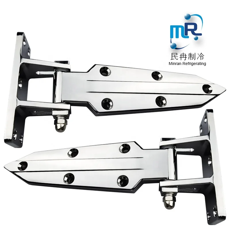 1460 Aluminum Zinc Alloy Polished Finish Industrial Refrigerator Truck Parts Cabinet Door Hinge