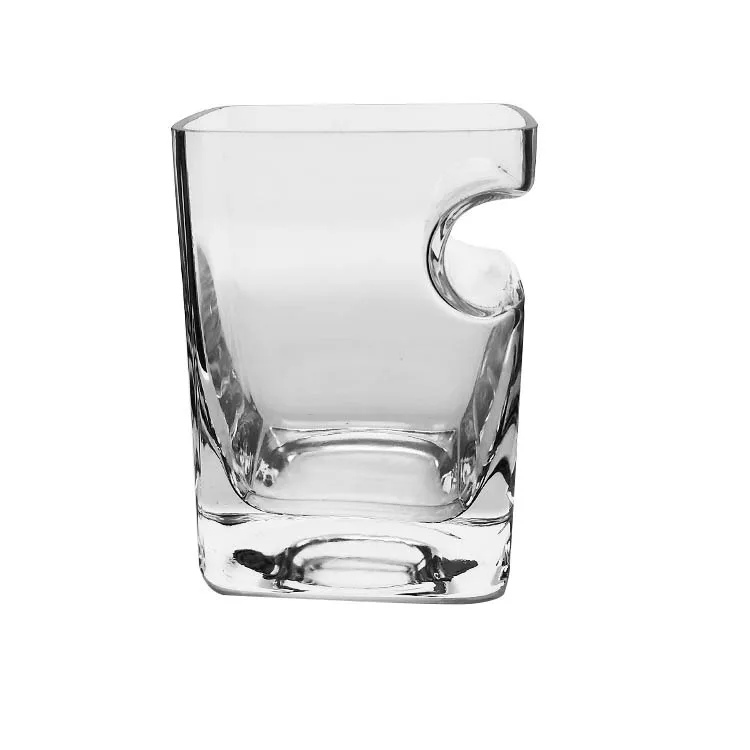 

Whisky Glass Stylish Sturdy Glasses Unique Whiskey Crystal Glass Cup WITH CIGAR REST