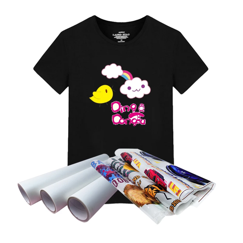 

Custom Double matte film T-Shirt Printer 60CM*100M Digital Inkjet Printing Dtf Pet Film Roll 75U DTF PET film