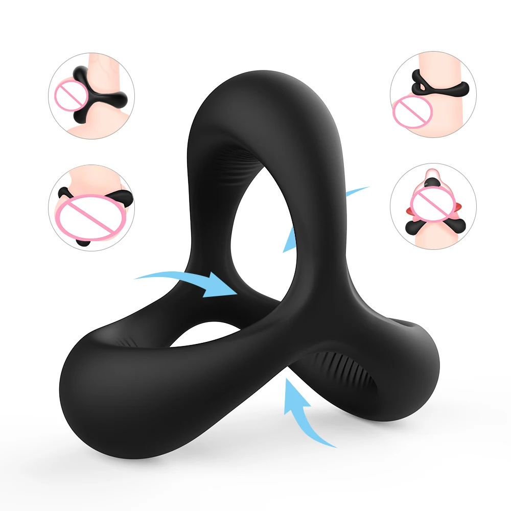 

S-HANDE Factory Wholesale soft silicone Cock Ring for man Penis Rings for Male Delay Ejaculation