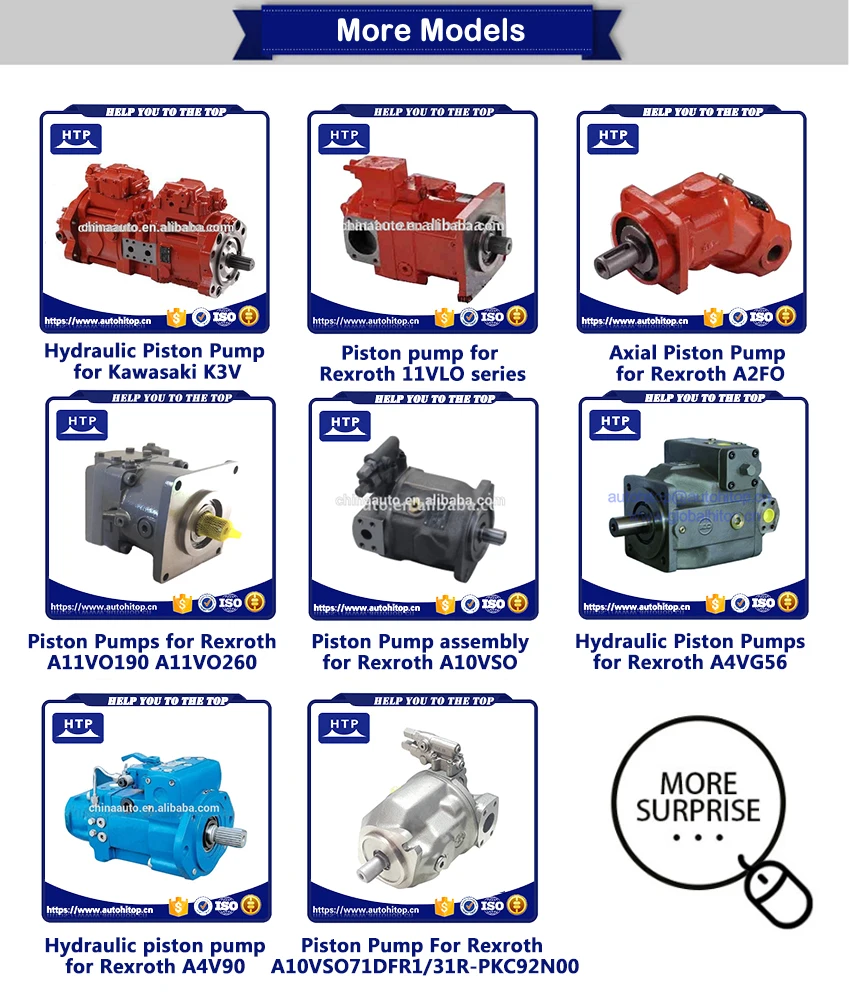 Superior Hydraulic Piston Oil Pump For Linde Hpv55 Hpv75 Hpv105 Hpv135