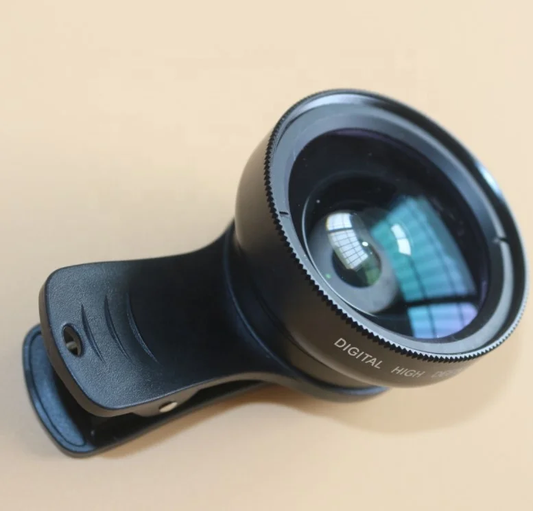 

High Quality Fully Multi Coated Mobile Lens 0.45X Phone Lens for Camera, Golden/black/rose golden/silver