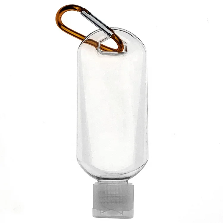 热卖50毫升瓶带钥匙扣旅行身体洗手液瓶定制打印洗手液瓶适合学校