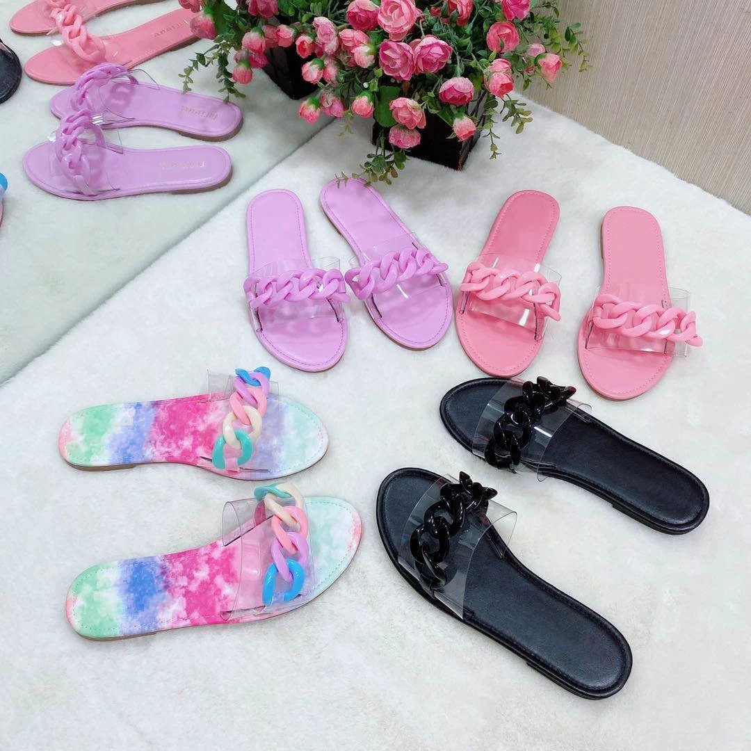 

DLL1026 Factory direct delivery woman sandals new arrivals 2020 candy color fashion sandals women