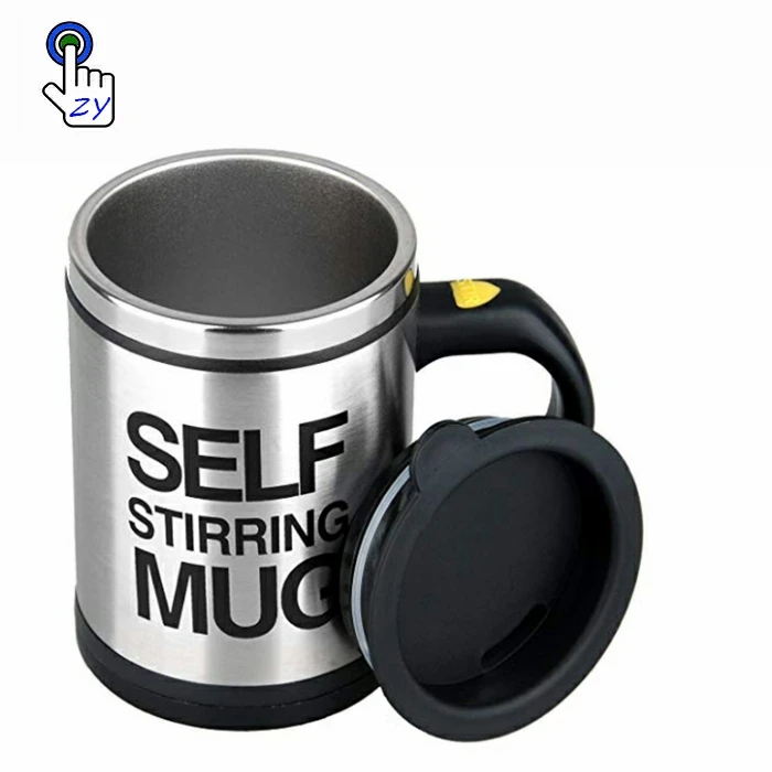 

New Product Promotional 450 ml Battery Auto Mixing Coffee Cup Automatic Self Stirring Mug Electric Shaker Water Bottle