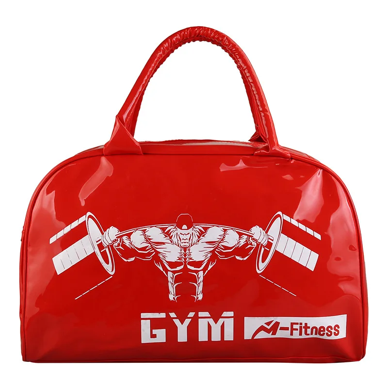 

high quality multi-functional shiny men and women travel luggage hold-all high-capacity printing PVC waterproof gym sling bag, Picture