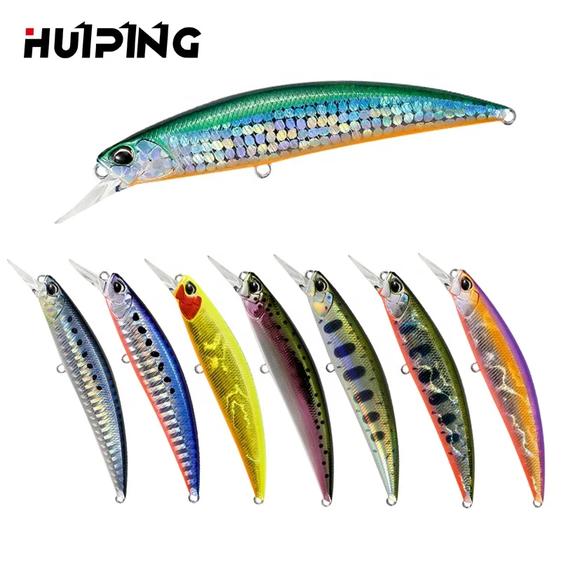 

HUIPING 95mm 15g Minnow Fishing Lure 95S Hard Plastic Sinking Bait M095, 8 colors