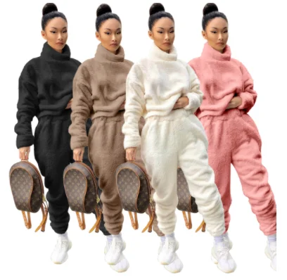 

European and American style autumn/winter women's wear two-piece set