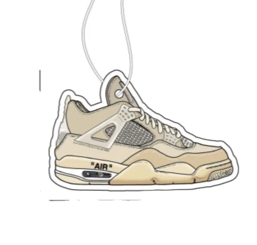 

different jordan sneaker models assorted car paper air freshener