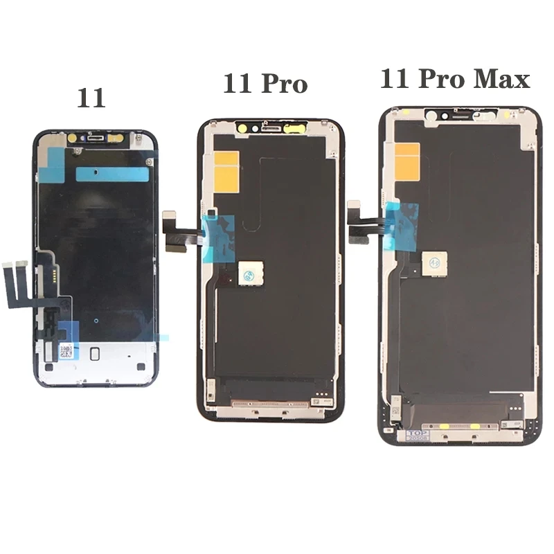 

Lcd Display Pantalla For iphone 11/ 11 pro / 11 pro max Touch Screen Digitizer Assembly Top Quality Repair Parts, Black