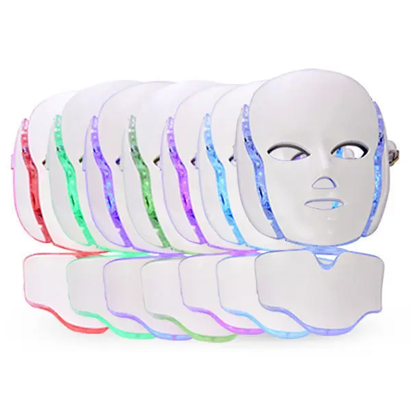 

Professional Korea Led Light Therapy Machine Face Mask Pdt Lamp Photon Red Light Skin Care Facial Mask for Face Lifting, 7 colors